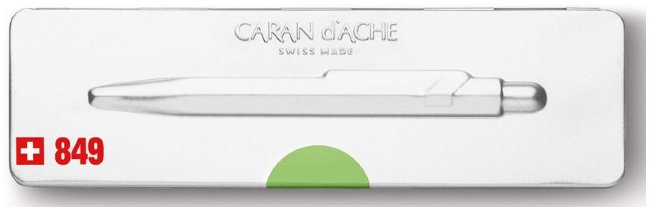 Ручка шариковая Carandache POPLINE, зеленая
