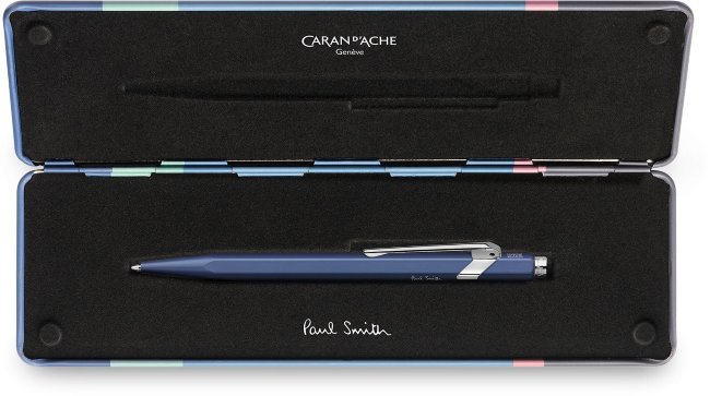 Шариковая ручка Caran d'Ache Office Paul Smith, Denim в подарочной коробке Шариковая ручка Caran d'Ache Office Paul Smith, Denim в подарочной коробке