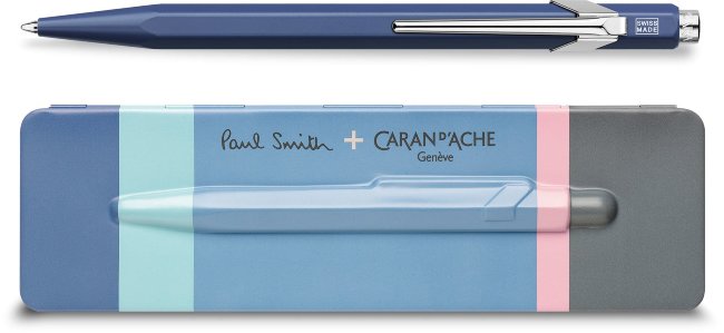 Шариковая ручка Caran d'Ache Office Paul Smith, Denim в подарочной коробке Шариковая ручка Caran d'Ache Office Paul Smith, Denim в подарочной коробке