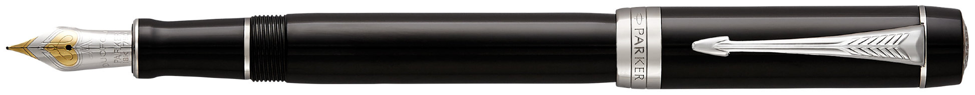 Перьевая ручка Parker Duofold F77 Centennial Black CT