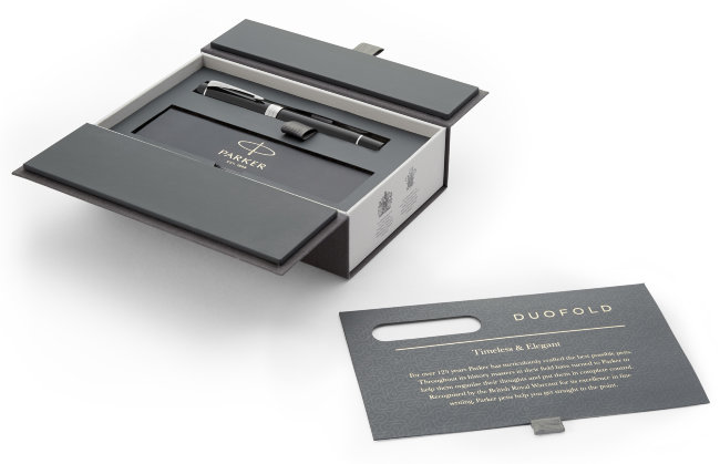 Перьевая ручка Parker Duofold F77 Centennial Black CT Перьевая ручка Parker Duofold F77 Centennial Black CT