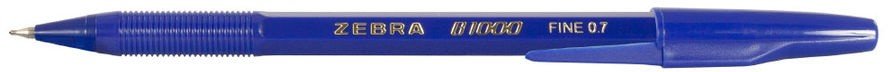 Ручки шариковые Zebra B 1000 0.7мм синие чернила, (12 штук)
