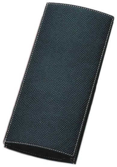 Пенал для трех ручек Graf von Faber-Castell кожаный, чёрный Пенал для трех ручек Graf von Faber-Castell кожаный, чёрный