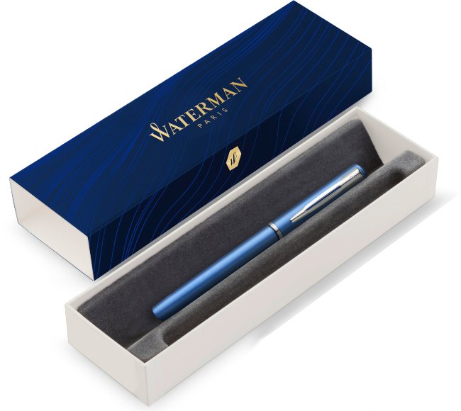 Перьевая ручка Waterman Graduate Allure Blue CT F Перьевая ручка Waterman Graduate Allure Blue CT F