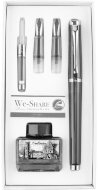 Набор Pierre Cardin WE-SHARE: перьевая ручка + сменные насадки + конвертер + чернила PCW-001-1