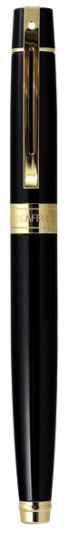 Перьевая ручка Sheaffer 300 Glossy Black featuring GT