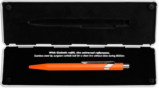 Ручка шариковая Carandache POPLINE, оранжевая Ручка шариковая Carandache POPLINE, оранжевая