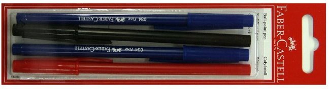 Набор шариковых ручек Faber-Castell (263213) 4цв. блистер Набор шариковых ручек Faber-Castell (263213) 4цв. блистер