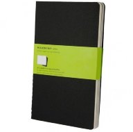 Блокнот Moleskine CAHIER JOURNAL LARGE, нелинованный, черный (3шт)