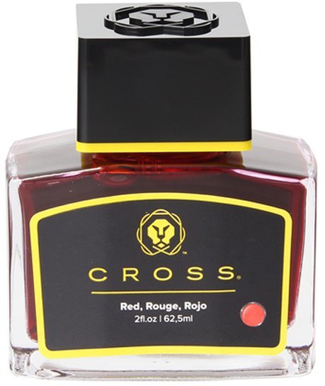 Флакон с чернилами для перьевой ручки Cross, 62.5 мл., красный Флакон с чернилами для перьевой ручки Cross, 62.5 мл., красный