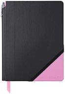 Записная книжка Cross Jot Zone, A4, черно-розовый, 160 стр, ручка в комплекте