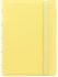 Тетрадь Filofax CLASSIC PASTELS Pocket 105x144мм PU 56л, линейка, съемные листы, спираль двойная, желтый