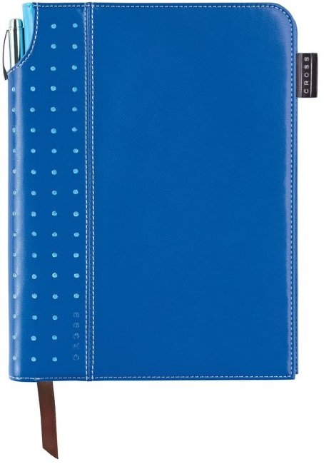 Записная книжка Cross, A5, синяя, мини ручка, 250 страниц в линейку Записная книжка Cross, A5, синяя, мини ручка, 250 страниц в линейку