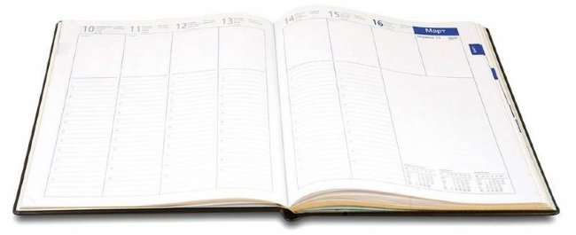 Ежедневник Letts Global Deluxe A4, позолоченный срез, датированный, бургунди