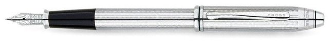 Перьевая ручка Cross Townsend, Lustrous Chrome Перьевая ручка Cross Townsend, Lustrous Chrome