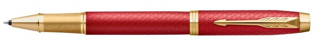 Ручка роллер Parker IM Premium T318 Red GT F черные чернила