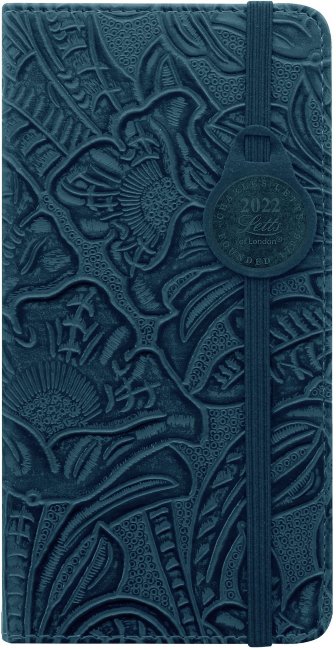 Еженедельник Letts BAROQUE, 166 х 82 мм, синий