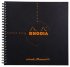 Блокнот Rhodia Classic Reverse Book на спирали, 21х21, точка, 80 г, черный