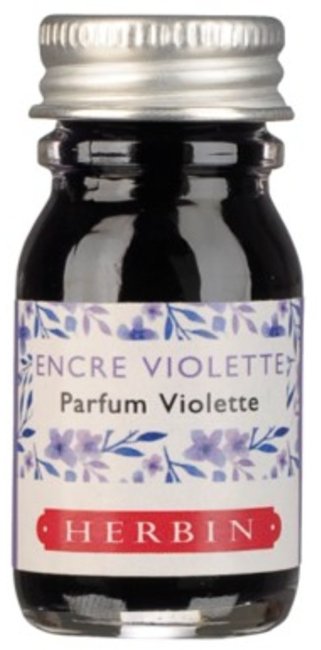 Ароматизированные чернила в банке Herbin, 10 мл, Фиолетовый, Фиалка