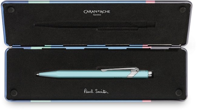 Шариковая ручка Caran d'Ache Office Paul Smith, Mint в подарочной коробке Шариковая ручка Caran d'Ache Office Paul Smith, Mint в подарочной коробке