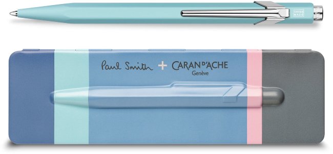Шариковая ручка Caran d'Ache Office Paul Smith, Mint в подарочной коробке Шариковая ручка Caran d'Ache Office Paul Smith, Mint в подарочной коробке