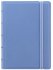 Тетрадь Filofax CLASSIC PASTELS Pocket 105x144мм PU 56л, линейка, съемные листы, спираль двойная, синий