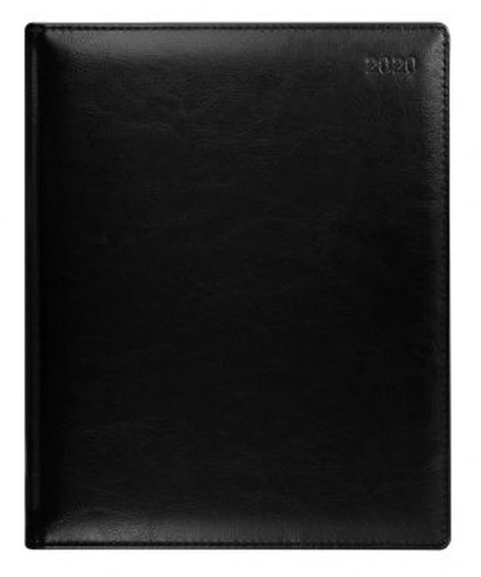 Ежедневник Letts GLOBAL DELUXE IBIZA А4, позолоченный срез, датированный, черный