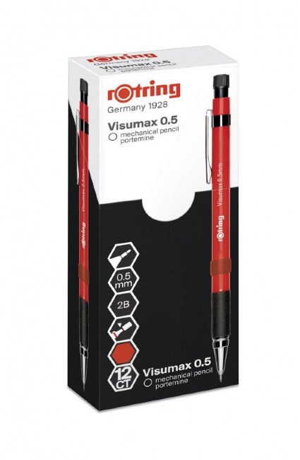 Карандаш механический Rotring Visumax 2089099 0.5мм красный