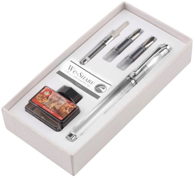 Набор Pierre Cardin WE-SHARE: перьевая ручка + сменные насадки + конвертер + чернила PCW-001-0 Набор Pierre Cardin WE-SHARE: перьевая ручка + сменные насадки + конвертер + чернила PCW-001-0