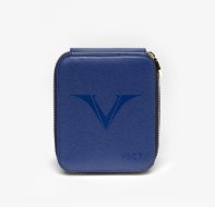 Кожаный чехол для шести ручек Visconti VSCT синий