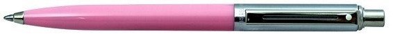 Шариковая ручка Sheaffer Sentinel Chrome Plated Cap Resin Pink Barrel Nicke CT