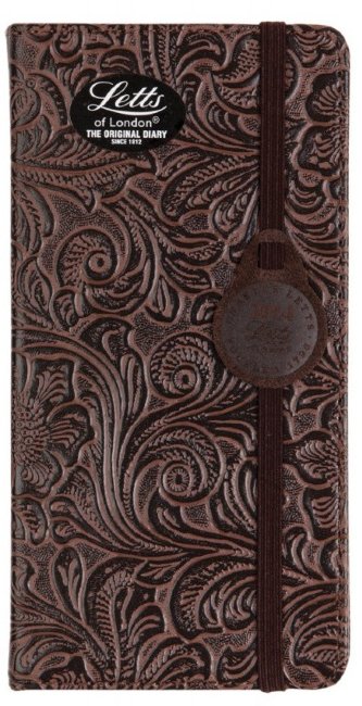 Еженедельник Letts BAROQUE, 166 х 82 мм, бежевый