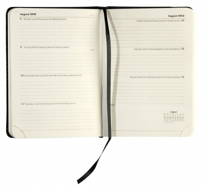 Еженедельник Letts BAROQUE, 166 х 82 мм, бежевый