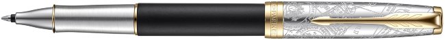 Роллер Parker Sonnet SE18 Impression Mate Black GT F, подарочная коробка Роллер Parker Sonnet SE18 Impression Mate Black GT F, подарочная коробка