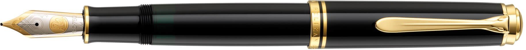 Перьевая ручка Pelikan Souveraen M 800, черный, подарочная коробка