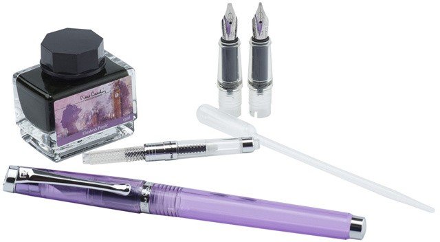 Набор Pierre Cardin WE-SHARE: перьевая ручка + сменные насадки + конвертер + чернила PCW-001-2