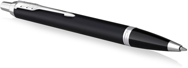 Ручка шариковая Parker IM Essential K319 Matte Black CT M синие чернила Ручка шариковая Parker IM Essential K319 Matte Black CT M синие чернила