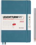 Еженедельник Leuchtturm Weekly Planner А5 2022г, 72л, мягкая обложка темно-зеленый , Eng