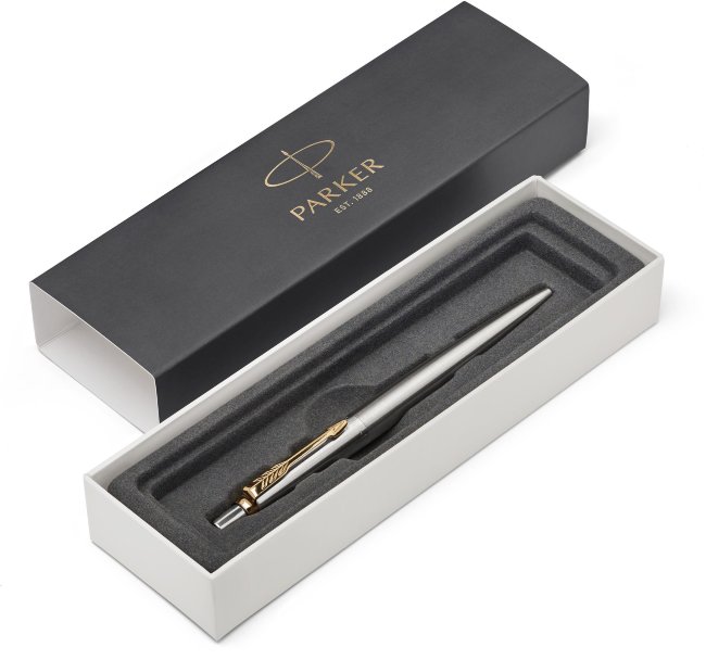 Шариковая ручка Parker Jotter Core K63, Stainless Steel GT Шариковая ручка Parker Jotter Core K63, Stainless Steel GT