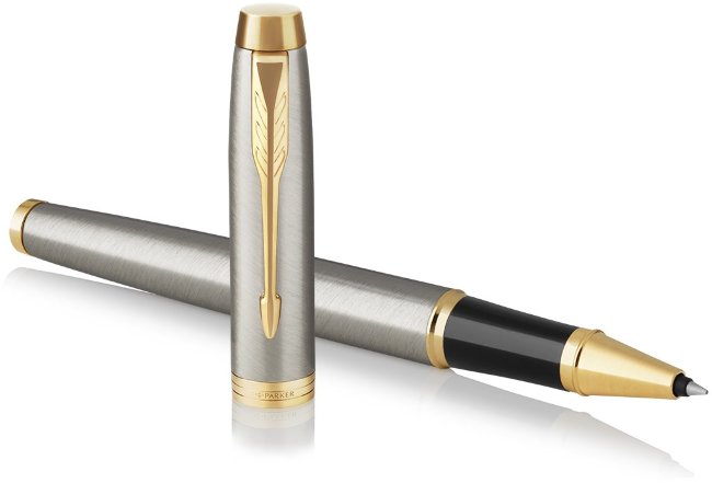 Ручка-роллер Parker IM Core T321, Brushed Metal GT Ручка-роллер Parker IM Core T321, Brushed Metal GT