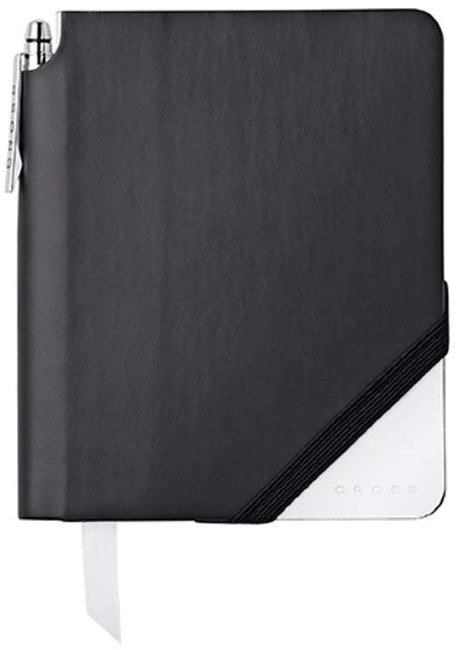 Записная книжка Cross Jot Zone, A6, черно-белый, 160 страниц в линейку, ручка в комплекте Записная книжка Cross Jot Zone, A6, черно-белый, 160 страниц в линейку, ручка в комплекте