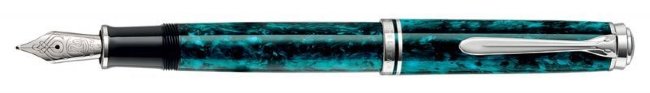 Перьевая ручка Pelikan Souveraen M805, Ocean Swirl GT  Перьевая ручка Pelikan Souveraen M805, Ocean Swirl GT