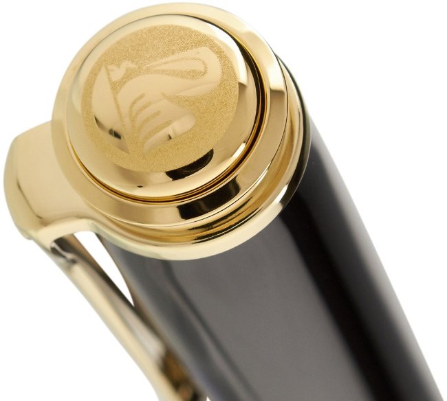 Перьевая ручка Pelikan Souveraen M 800, черный/зеленый, подарочная коробка