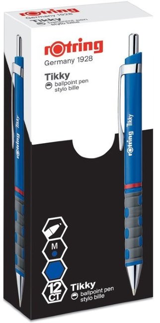 Ручка шариковая Rotring TIKKY 1904741 цвет синий, 12 штук Ручка шариковая Rotring TIKKY 1904741 цвет синий, 12 штук