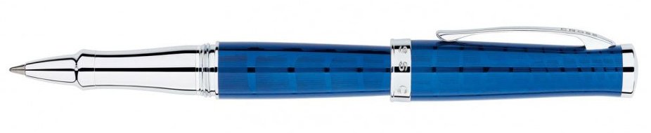 Ручка-роллер Cross Sauvage, Blue Crocodile
