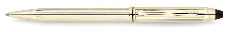 Шариковая ручка CROSS Townsend, 10Ct Rolled Gold