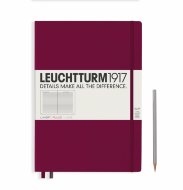 Записная книжка Leuchtturm Master Slim А4+ (в линейку), 123 стр., твердая обложка, винная