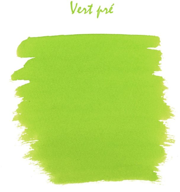 Картриджи для перьевых ручек Herbin, Vert pré салатовый, 6 шт Картриджи для перьевых ручек Herbin, Vert pré салатовый, 6 шт