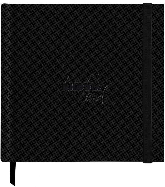 Альбом для акварели Rhodia Touch в твердой обложке, 15х15 см, 300 г, черный Альбом для акварели Rhodia Touch в твердой обложке, 15х15 см, 300 г, черный