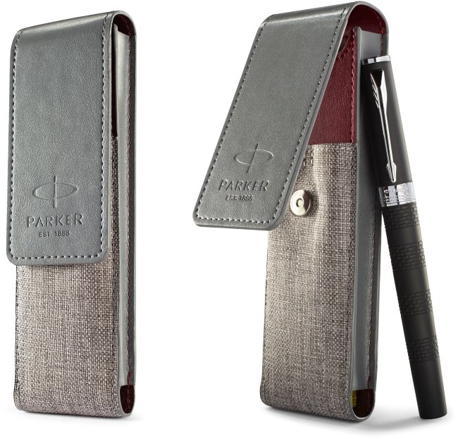Подарочный набор: ручка 5й пишущий узел Parker Ingenuity L Black Rubber + чехол для ручки Подарочный набор: ручка 5й пишущий узел Parker Ingenuity L Black Rubber + чехол для ручки